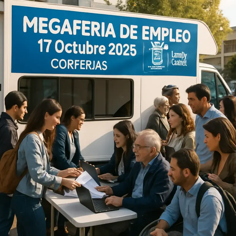 Foto GettyImages Divar Ortiz: Megaferia Empleo Bogotá 17 Oct 2025
