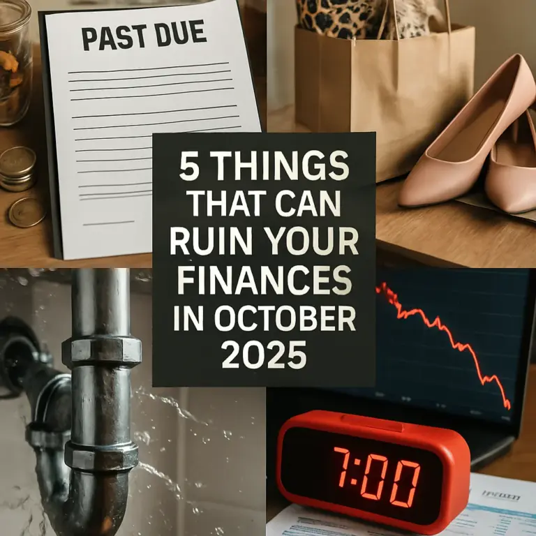 5 cosas que pueden arruinar tus finanzas en octubre | La Kalle 2025