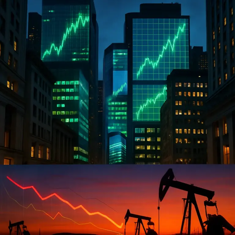 La jornada económica del jueves: Ganancias de Wall Street y caída del petróleo