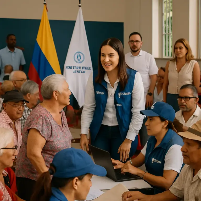 Melissa Obregón lidera inscripción masiva de adultos mayores en Atlántico