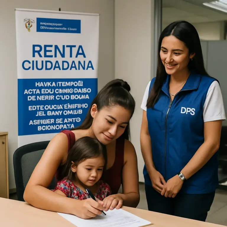 Si eres nueva beneficiaria de Renta Ciudadana debes firmar el Acta para evitar suspensiones