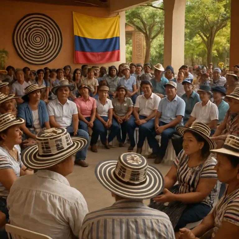 Compartir: Diálogo de más de 40 cabildos Zenú en Tuchín, Córdoba