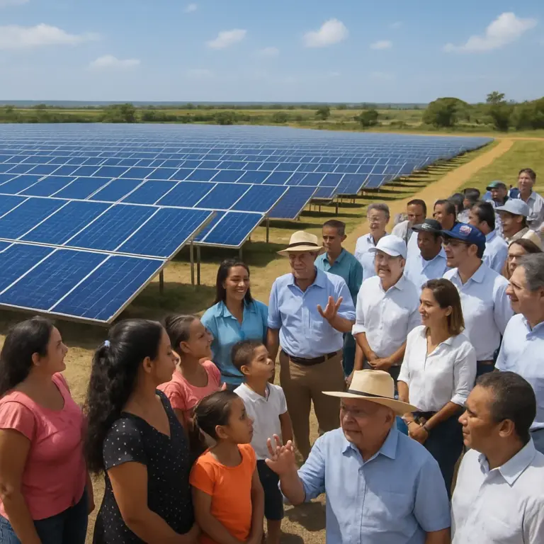Inauguración en Repelón: Granja Solar para 500 Familias Vulnerables